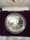 1990 S American Eagle One Ounce Silver Proof Coin w/ Original Box & COA ⭐️