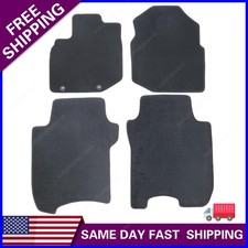 4pcs Fits Honda Fit 2009-2013 Front Rear Floor Mats Carpet Replacement Velour