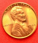 1948-D Lincoln Wheat Cent Penny GEM RED BU From an Original Bank Roll