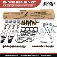 Overhaul Engine Rebuild Kit Camshaft For Toyota Camry Solara RAV4 2.4L 2AZFE