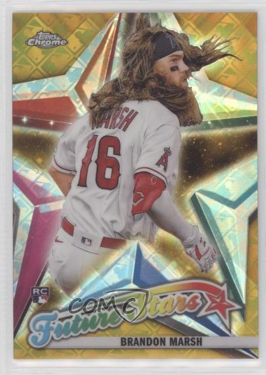 2022 Topps Chrome Logofractor Edition Gold Refractor 24/50 Brandon Marsh 0qo1