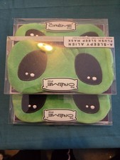 New 3 Pack of The Creme Shop Alien Plush Sleep Mask. NIB.   249