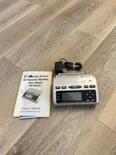 Midland WR300 All Hazards Weather Alert Radio NOAA AM/FM Tested w/ Adapter  Man