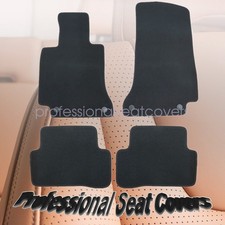 Black Velour 2 Rows Floor Mats Carpet For 2014-2021 Mercedes Benz C-class W205 Black Velour 2 Rows Floor Mats Carpet For 2014-2021 Mercedes Benz C-class W205