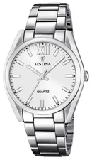 Festina Acero Clasico (36.8mm) Silver Dial / Stainless Steel Bracelet F20622/1