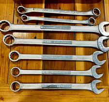Jumbo Craftsman V Sae Combination Wrench Set 7pc Double-ended Forged 34-1-516