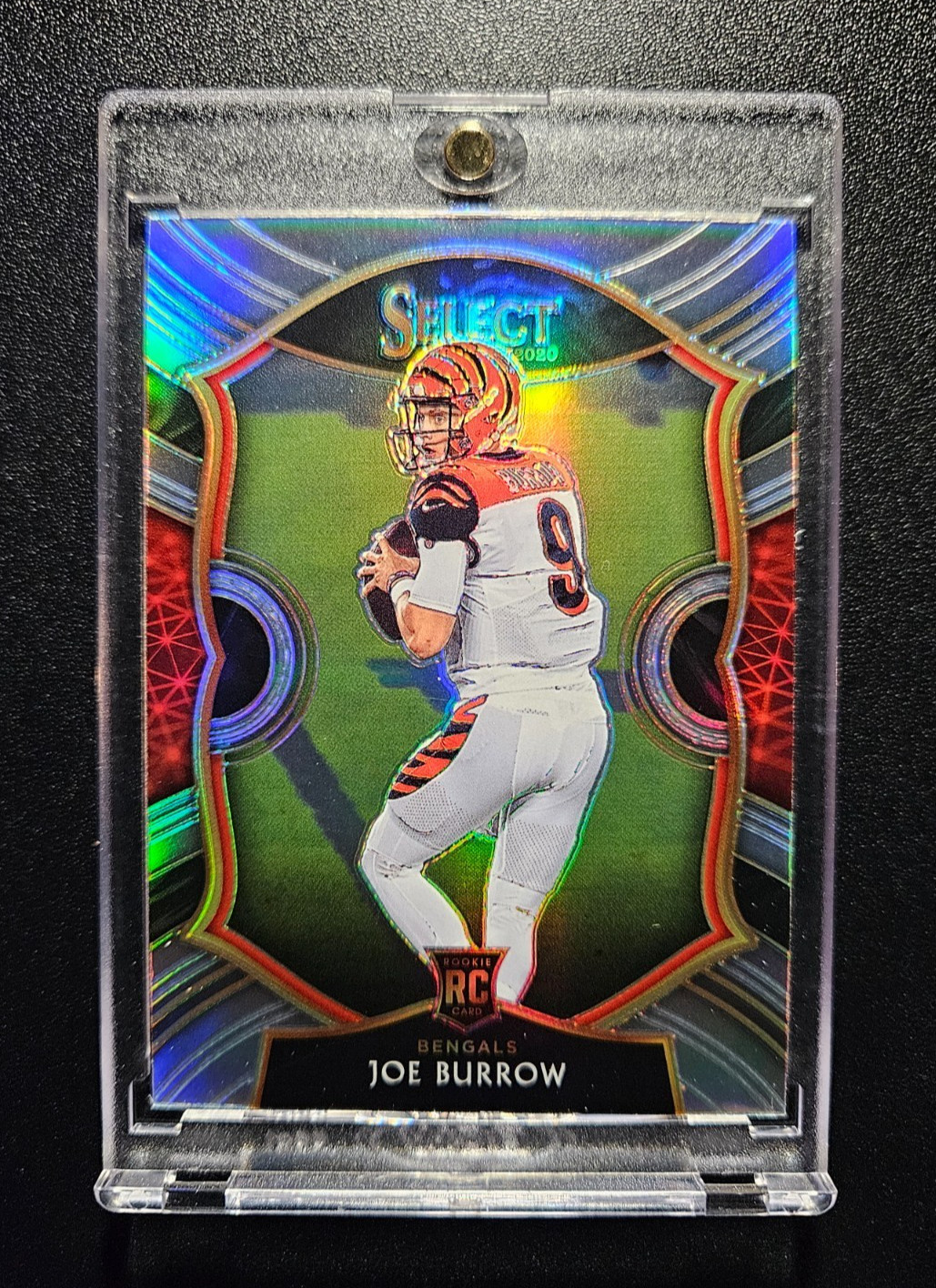 2020 Select Joe Burrow Rookie Silver Prizm Concourse #46 Cincinati Bengals #46