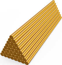 Metallic Gold Hot Glue Sticks, 36 Pack Mini Hot Melt Glue Sticks Colored, Small  0.44 per gallon