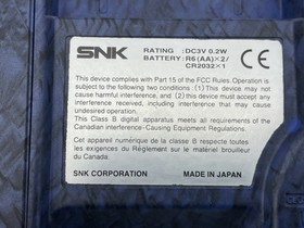 Near MINT Neo Geo Pocket Color Console Stone Blue SNK with １Game Tested