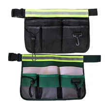 1x Garden Tool Bag Adjustable Waist Work Belt Pouch for Gardening