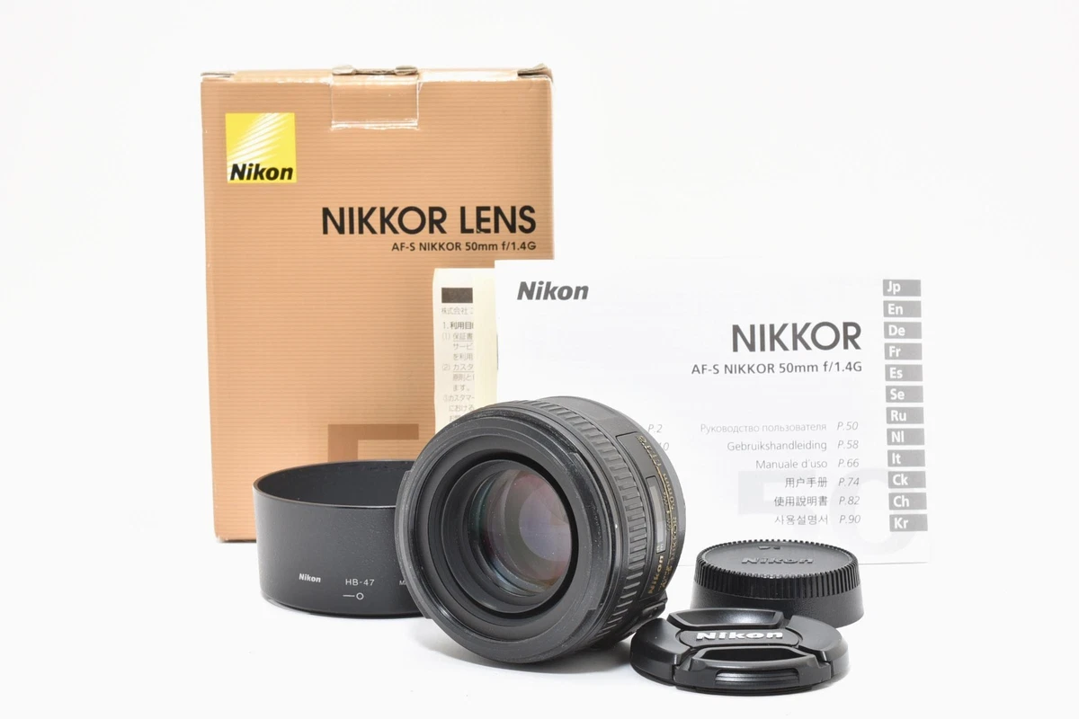 Nikon NIKKOR AF-S 50mm f/1.4 Camera Lenses for sale - eBay