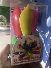Musical Birthday Candle Blooming Multicolor Scent Free Birthday & Occasions