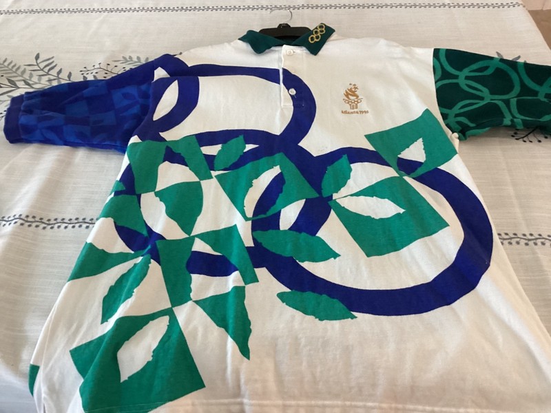 1996 Summer Olympics Atlanta Volunteer Shirt Used but in Excellent Condition