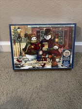 New - Cobble Hill 500 piece Puzzle Song For The Season Caroling Snowmen