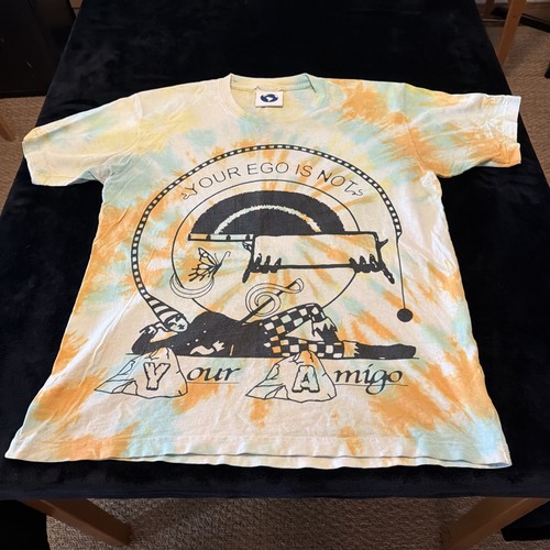 Online Ceramics Your Ego Is Not Your Amigo tie dye graphic t-shirt.Older  RARE