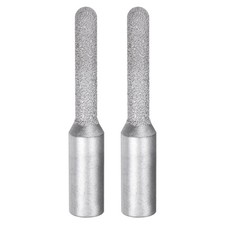 uxcell 2 Pcs Diamond Profile Straight Router Bit 8mm Dia 1/2" Shank