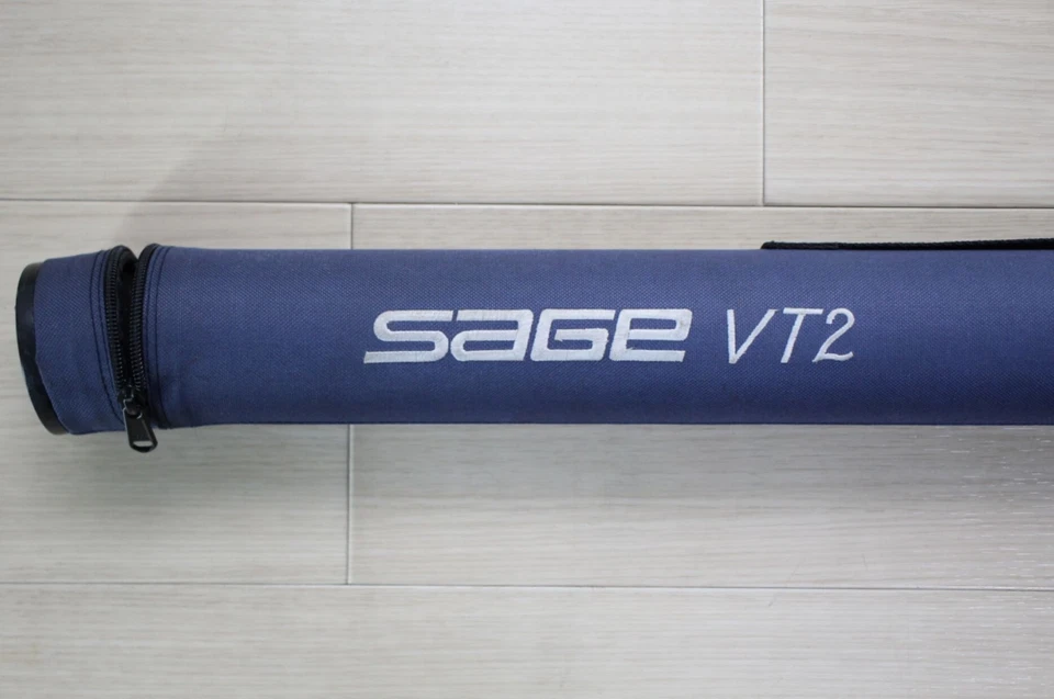 Sage VT2 386-4 Fly Rod 8'6" 3wt 4pc Graphite – Rare Blue Series w/Case E32 - Image 3 of 4