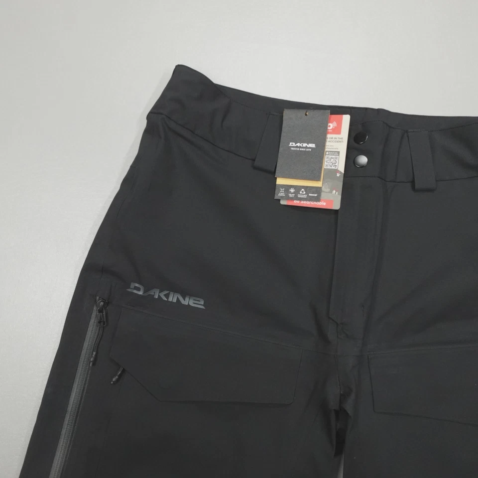 DAKINE Sender Stretch 3L Pant Men’s Size M Black Recco 20k Stretch Drawstrings - Image 2 of 4