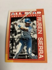 1990 Topps AL All Star Ruben Sierra Texas Rangers 