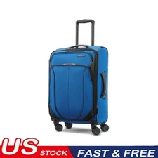 20" Softside Expandable Roller Luggage Carry-on Spinner Suitcases with Wheels