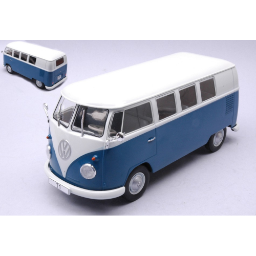 Vw T1 1960 White/Blue 1:24 Whitebox Auto Stradali -D- Neues Modell-image