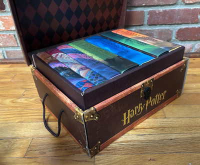 HARRY POTTER HARDCOVER BOXED SET BOOKS 1-7 J.K. ROWLING EUC