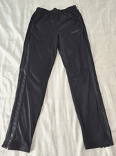 Adidas Climalite Black Women's Three Stripes Track Pants Size S ST48