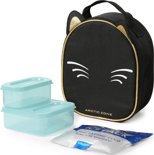 Animal Lovers Lunch Bag, Black Kitty