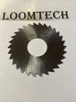 Milling Cutter Slitting Saw  2-1/2 X 1/32 X 7/8  Bore Pratt And Whitney *E18