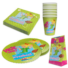 Bibi Blocksberg 50-tlg. Geburtstag - Teller Becher Servietten Tüten