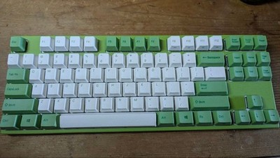 Varmilo VA87M VAB7MC TKL Wired Green White JP Keyboard Used