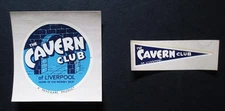 RARE! The Beatles ORIGINAL Early 1960s Cavern Club Liverpool Transfer Stickers