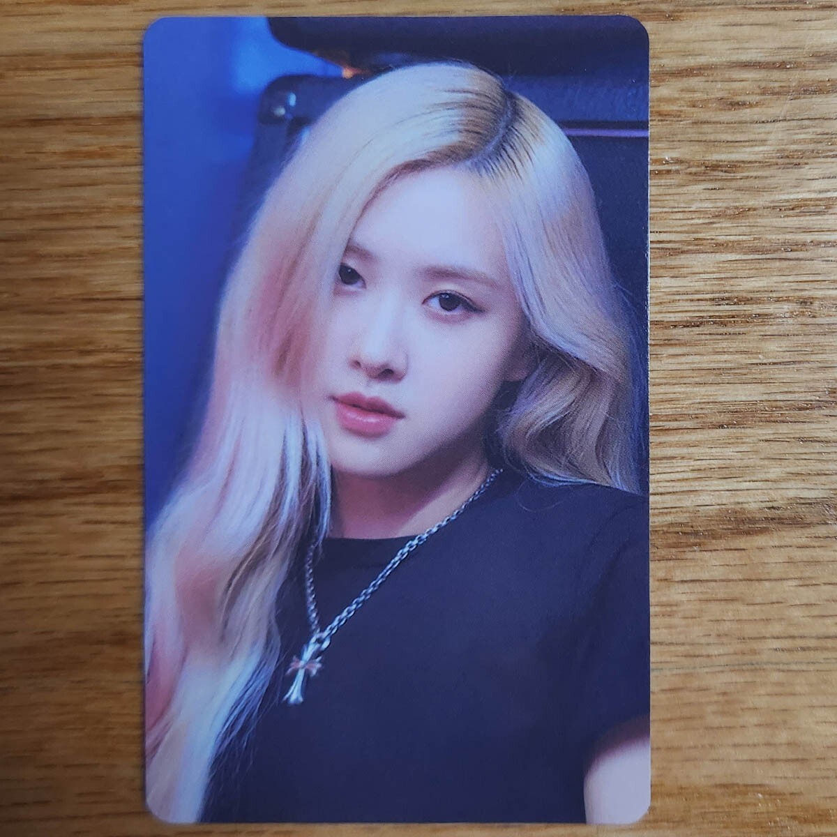 Rose Official Photocard BlackPink The Game The Girls Stella Black