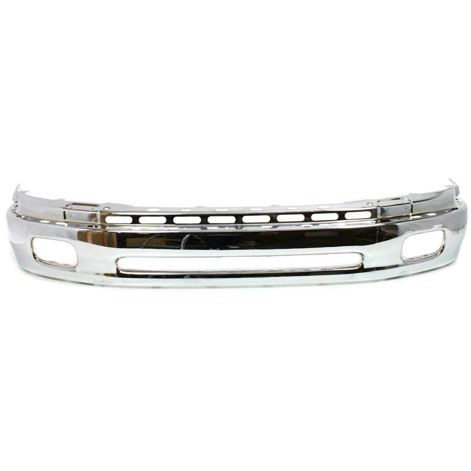 New Front Chrome Steel Bumper For 2000-2006 Toyota Tundra TO1002170 521010C020 Foto 3 de 4