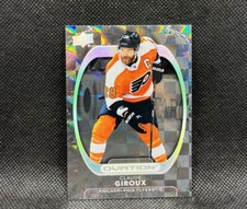 Claude Giroux 2021-22 Ovation NHL Hockey Upper Deck #9 Card Rare CHECKERBOARD