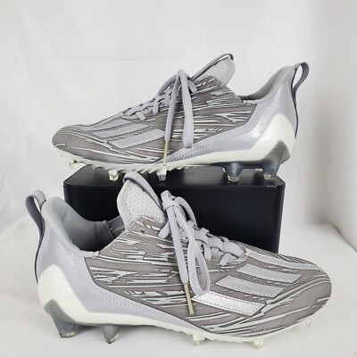 Adidas Adizero Gray Silver Metallic Football Shoes Men\'s Size 8 GX5414 NWT Adidas Adizero Gray Silver Metallic Football Shoes Men main image 2