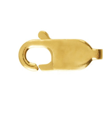 9kt Gold 8mm Triggerverschluss Karabinerverschluss Karabiner Gold Schmuckverschluss
