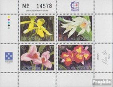 Mikronesien 431-434 Kleinbogen (kompl.Ausg.) postfrisch 1995 Orchideen