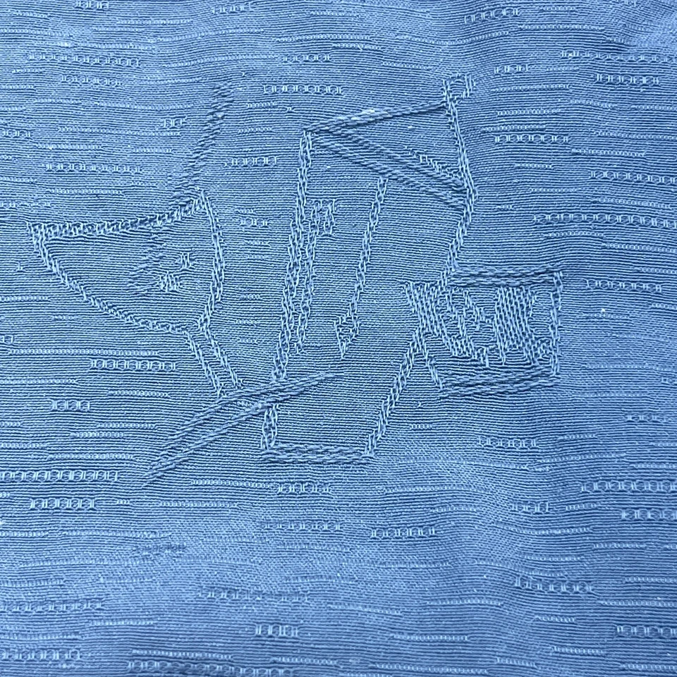 Camisa Big Dogs Hombres XL Azul Seda Abotonada Campamento Hawaiano Martini Bebida Estampado * Foto 4 de 4