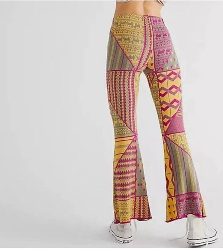 BNWT Free People Size L Flare Pants Trousers Size Small Kaleidoscope Sweater - Picture 10 of 15