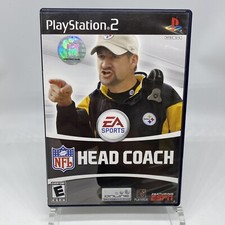 NFL HEAD COACH PlayStation 2 PS2 Video Game COMPLETE w Manual Tested & Works