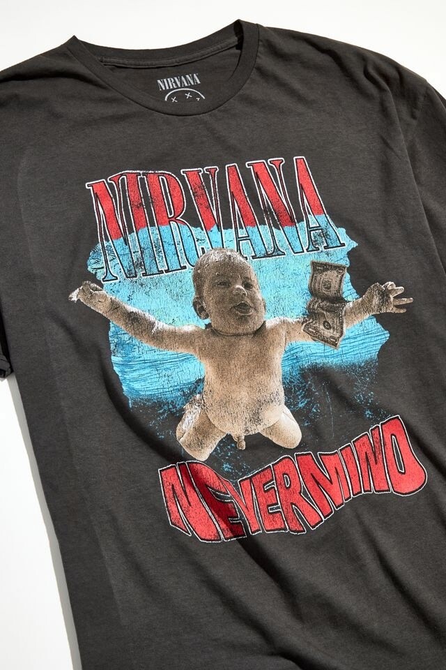 Urban Outfitters Nirvana Nevermind XL Grey T-Shirt *Brand New with