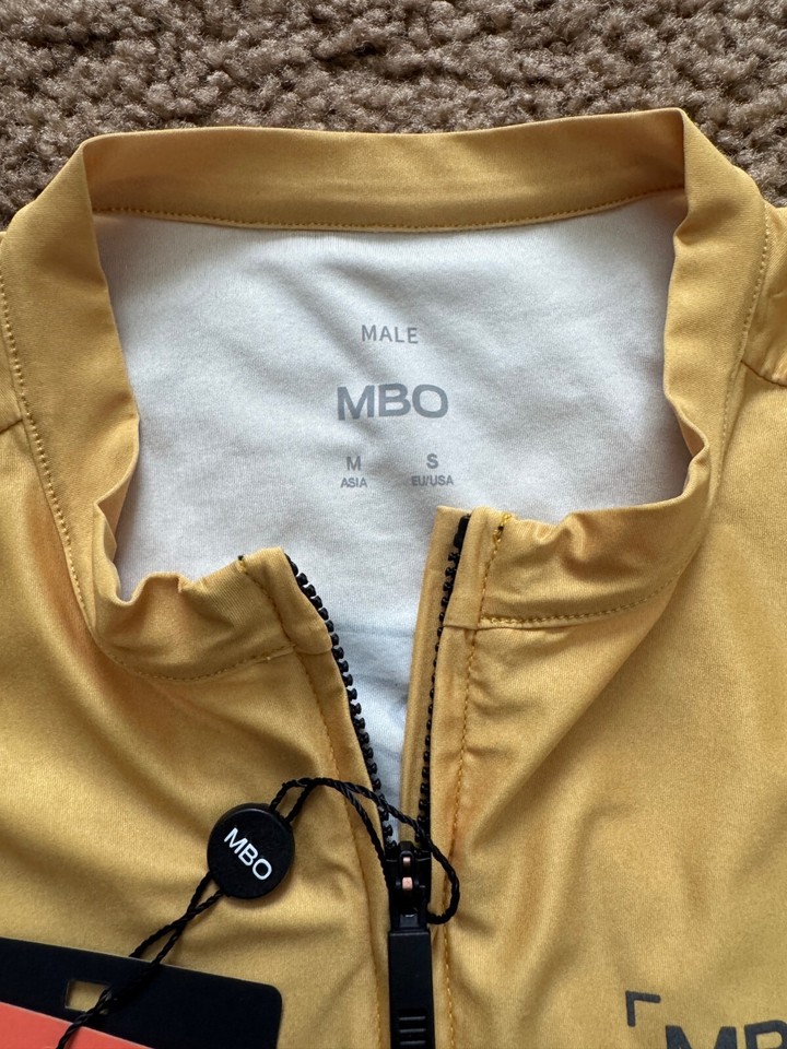 Maillot D'entraînement MBO Cycling Prime Pour Homme - SC101 - Gold - Taille S