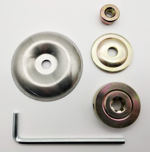 10-tlg. Freischneider Ersatzteile Set, Messeraufnahme mit