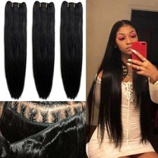 Real 9A Unprocessed 100 Remy Virgin Human Hair Extensions 4bundles 400g S97