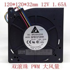 Delta BFB1212HH 12032 DC12V 1.65A 12CM 4-Wire Turbo Cooling Fan