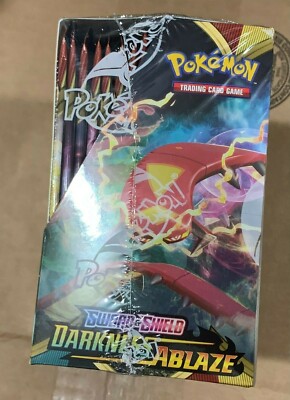 Pokemon Darkness Ablaze Sealed Booster Box In Hand GilbertGames