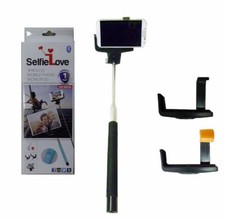 NEW SelfieLove Wireless Monopod Bluetooth Black Selfie Stick iPhone Android