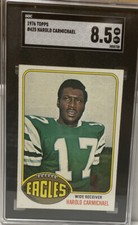 1976 TOPPS #425 HAROLD CARMICHAEL SGC 8.5