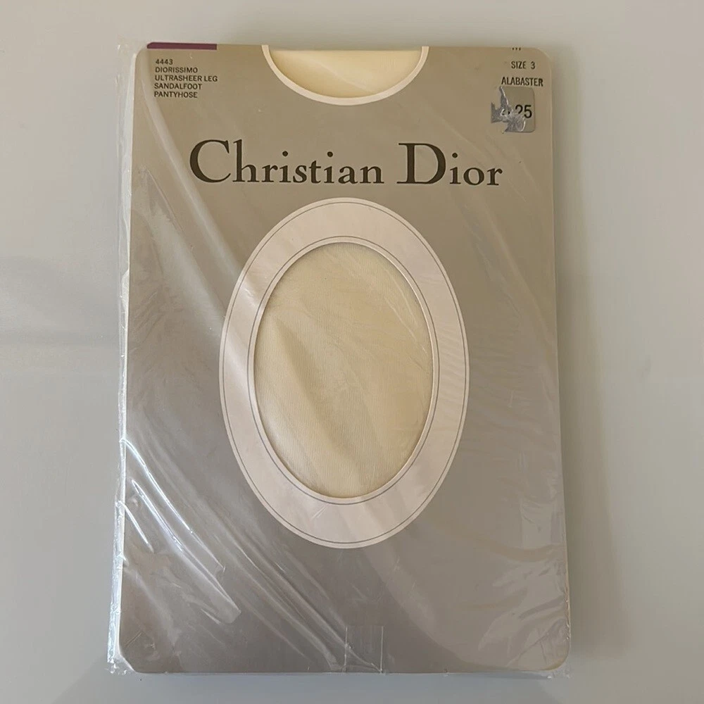 Dior Diorissimo Sandale Pied Collant Jambe Ultra Transparente en Albâtre Blanc Taille 3